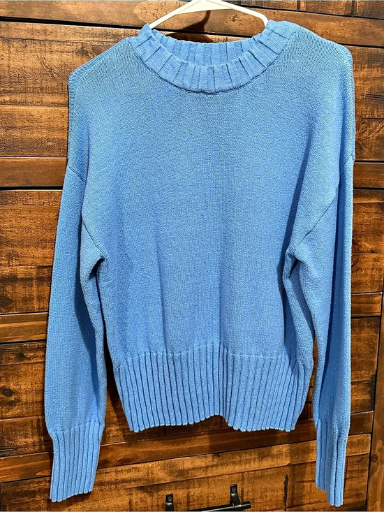 GAP Sweaters - Gap Women  Knit Crewneck  Sweater Blue Large